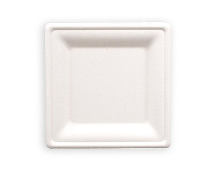 Sugar Cane White 6in Plate 25/PK