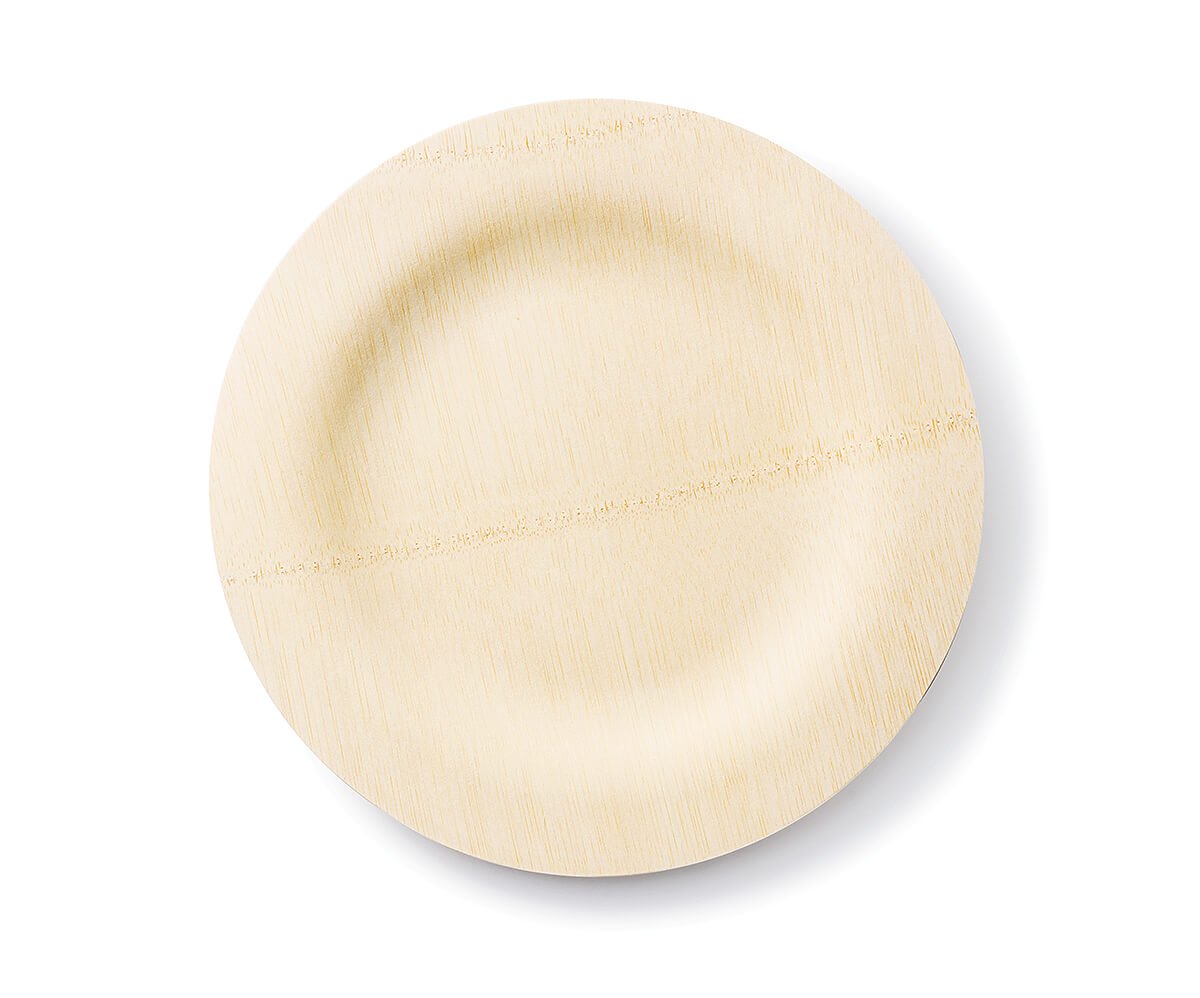 Veneerware 11in Bamboo Plate Set of 8