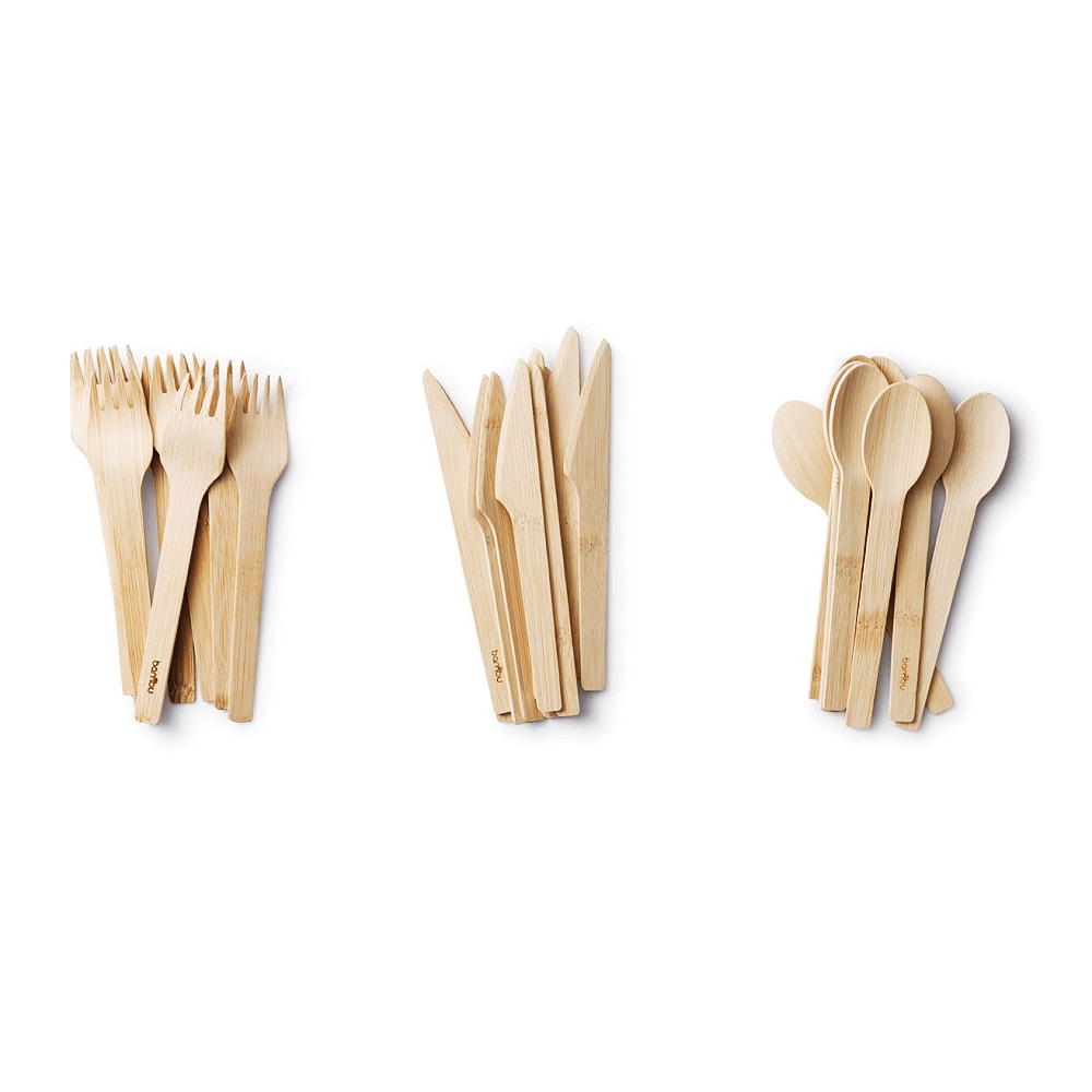 Veneerware Bamboo Utensil Set