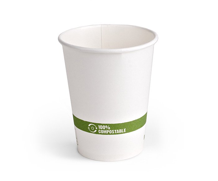 World Centric 12oz White Hot Cup 50/PK