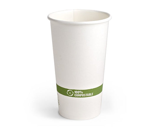 World Centric 20oz White Hot Cup 50/PK