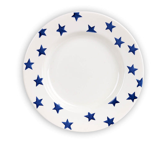 Blue Stars 10.5in Dinner Plate-Emma Bridgewater-Emma Bridgewater Pottery-USA