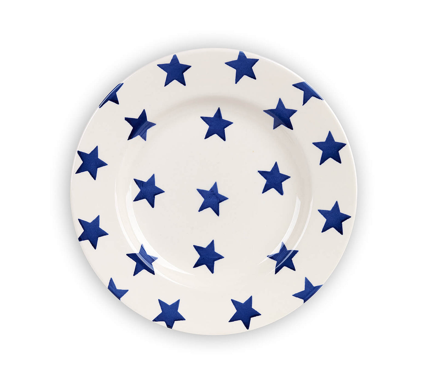 Blue Stars 8.5in Plate-Emma Bridgewater-Emma Bridgewater Pottery-USA
