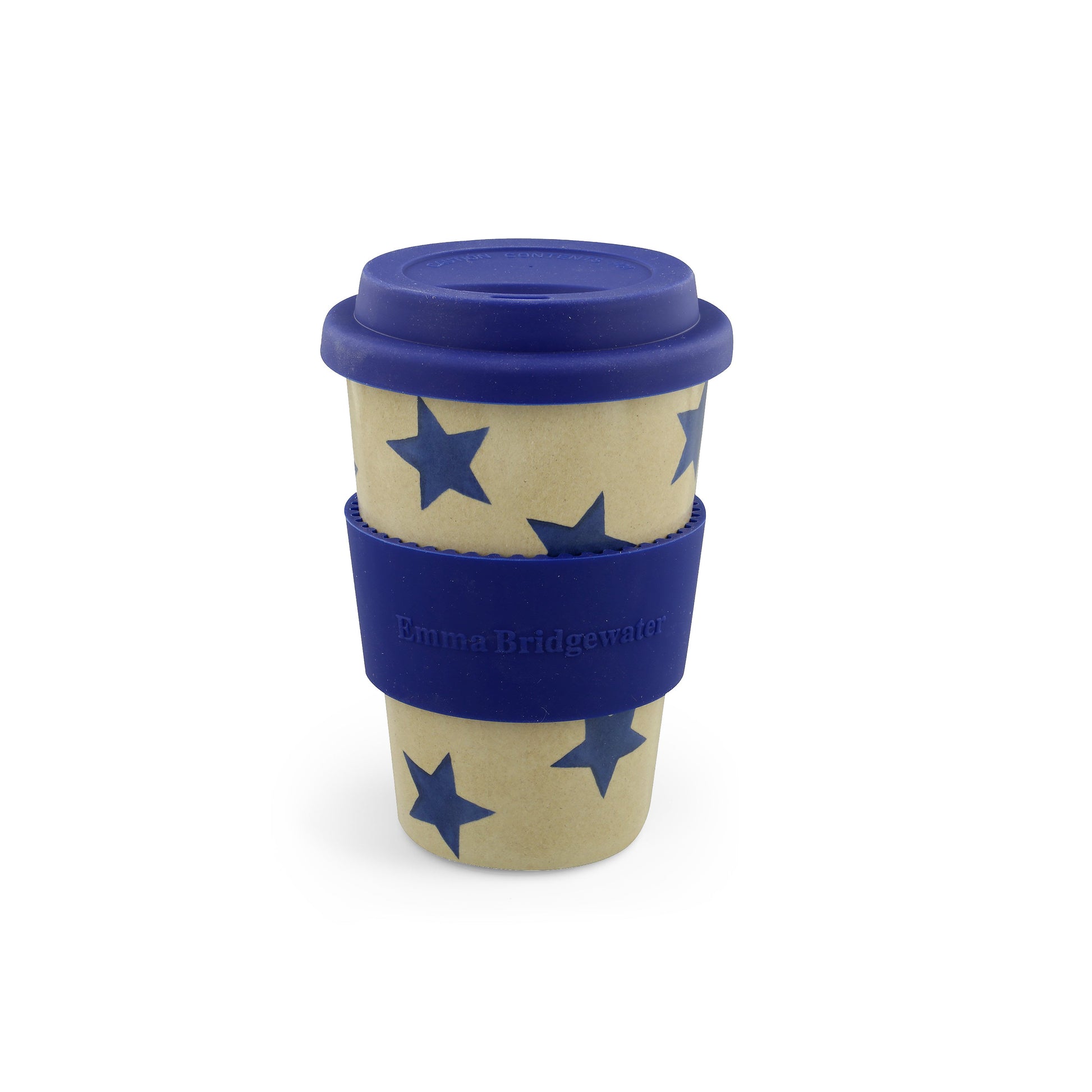 Blue Stars Rice Husk Coffee Cup-Emma Bridgewater-Emma Bridgewater Pottery-USA