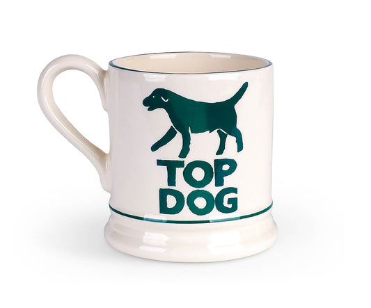 Bright Mugs Top Dog 1/2 Pint Mug-New Items-Emma Bridgewater Pottery-USA