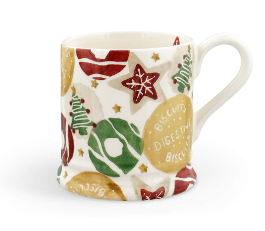 Christmas Biscuits 1/2 Pint Mug-Emma Bridgewater Pottery-Joanne Hudson Basics