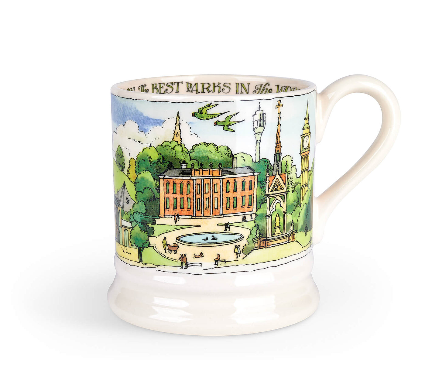 Cities Of Dreams London In Summer 1/2 Pint Mug (Gift Boxed)-Emma Bridgewater Pottery-Joanne Hudson Basics