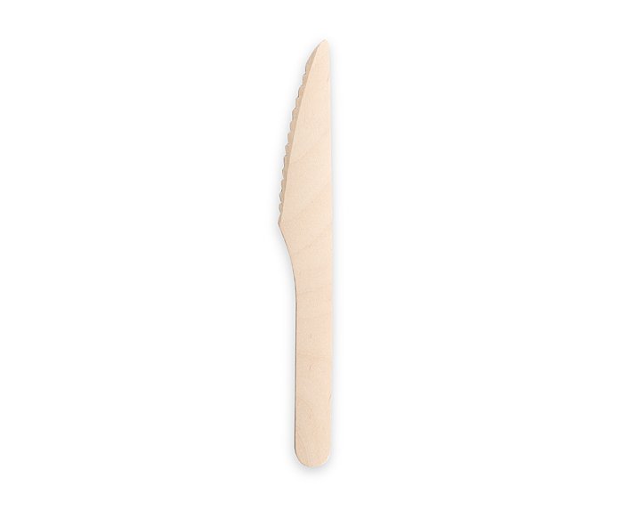 EcoWare EcoWare Disposable Wooden Knife 25/PK