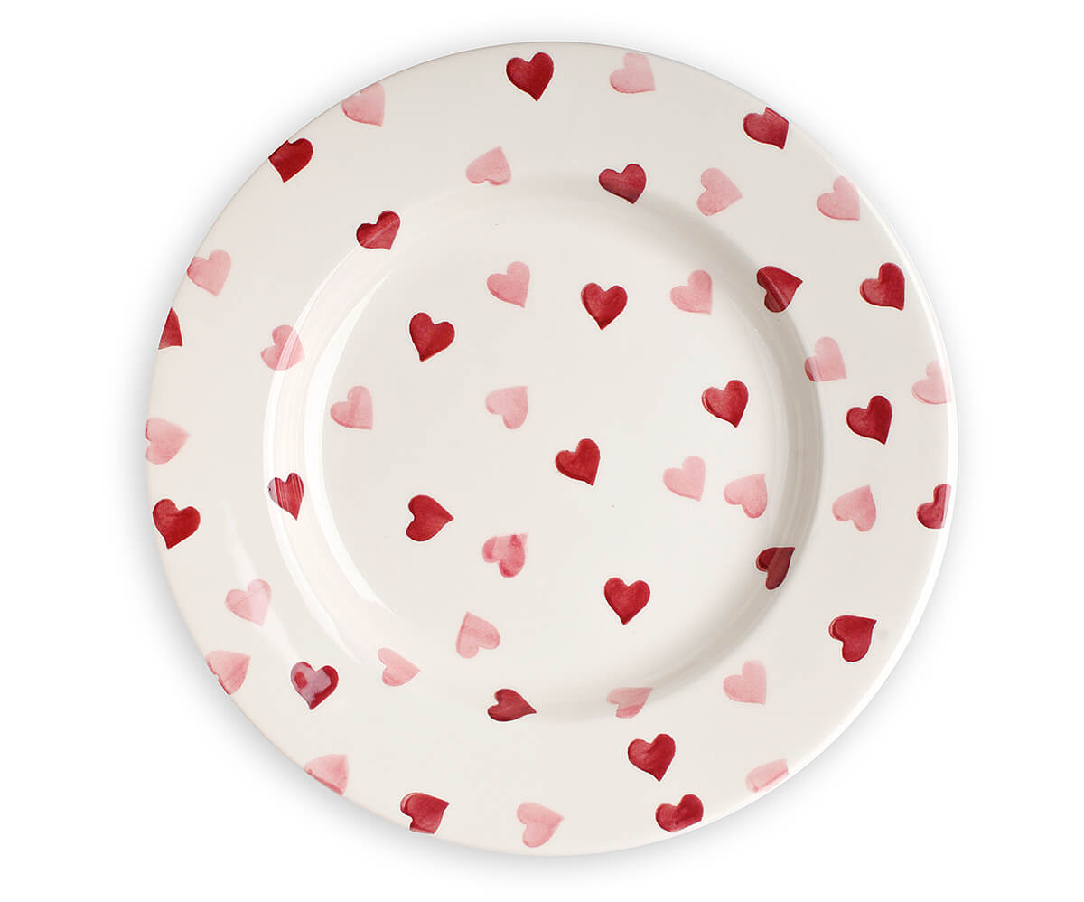 Hearts 10.5in Dinner Plate-Emma Bridgewater-Emma Bridgewater Pottery-USA