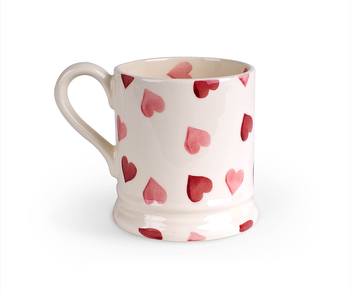 Hearts 1/2 Pint Mug-Emma Bridgewater-Emma Bridgewater Pottery-USA