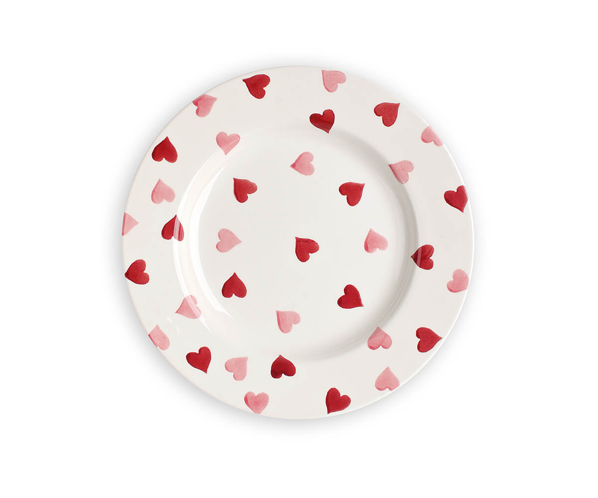 Hearts 8.5in Plate-Emma Bridgewater-Emma Bridgewater Pottery-USA