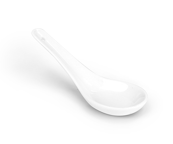 White Dumpling Spoon Set