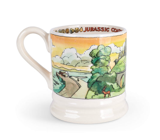 Landscapes Of Dreams Jurassic Coastline 1/2 Pint Mug-Emma Bridgewater Pottery-Joanne Hudson Basics