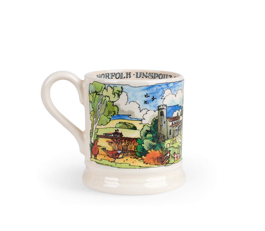 Landscapes Of Dreams Norfolk Coast 1/2 Pint Mug-Emma Bridgewater-Emma Bridgewater Pottery-USA