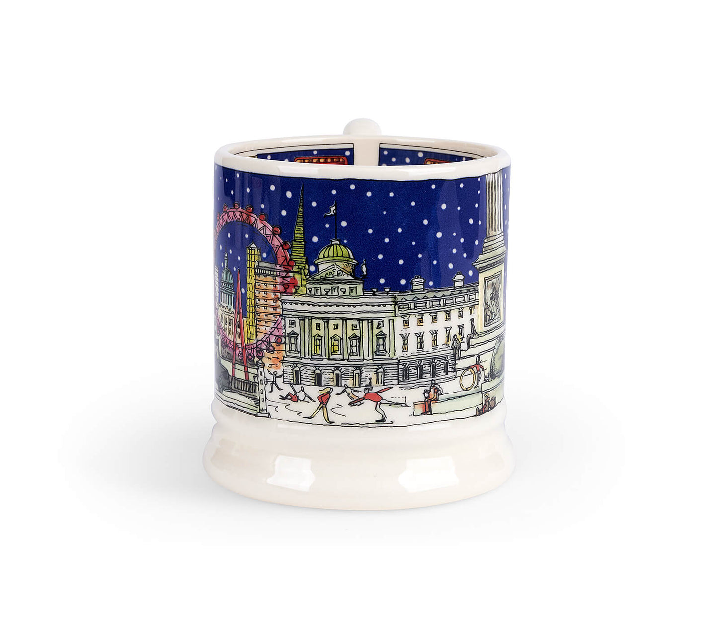 London At Christmas 1/2 Pint Mug (Gift Boxed)-Emma Bridgewater-Emma Bridgewater Pottery-USA