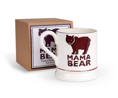 Mama Bear 1/2 Pint Mug (Gift Boxed)-Emma Bridgewater-Emma Bridgewater Pottery-USA