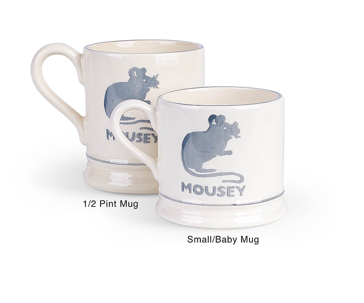 Mousey 1/2 Pint Mug (Gift Boxed)-Emma Bridgewater-Emma Bridgewater Pottery-USA