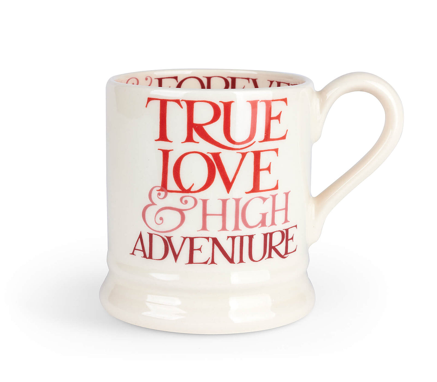 Pink Toast True Love 1/2 Pint Mug (Gift Boxed)-Emma Bridgewater Pottery-Joanne Hudson Basics