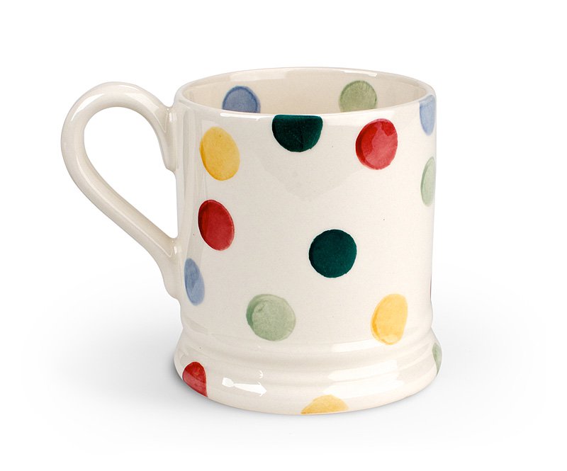 Polka Dot 1/2 Pint Mug-Emma Bridgewater-Emma Bridgewater Pottery-USA