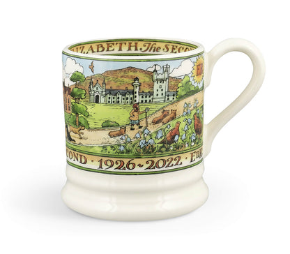 Queen & Countrywoman Elizabeth II 1/2 Pint Mug-Emma Bridgewater Pottery-Joanne Hudson Basics