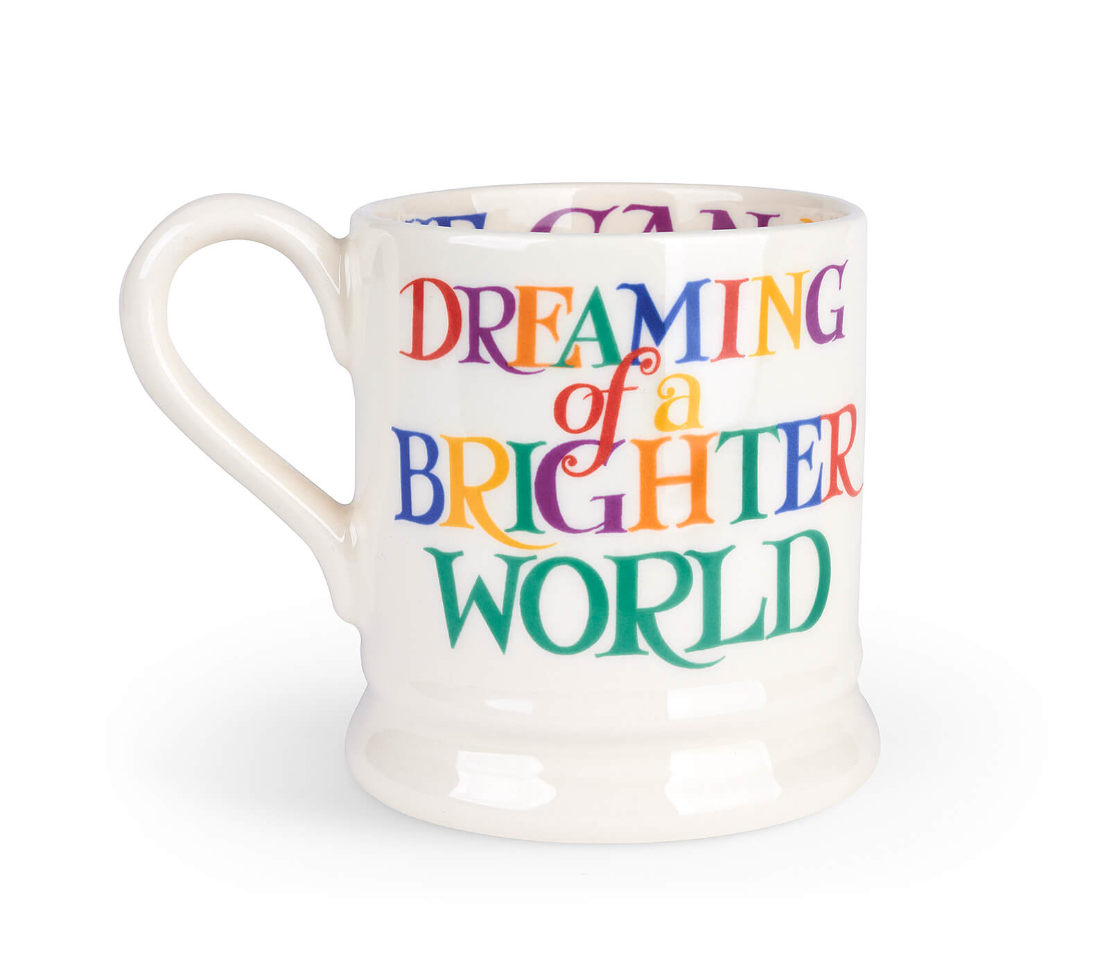 Rainbow Toast Kindness & A Fair World 1/2 Pint Mug-Emma Bridgewater Pottery-Joanne Hudson Basics