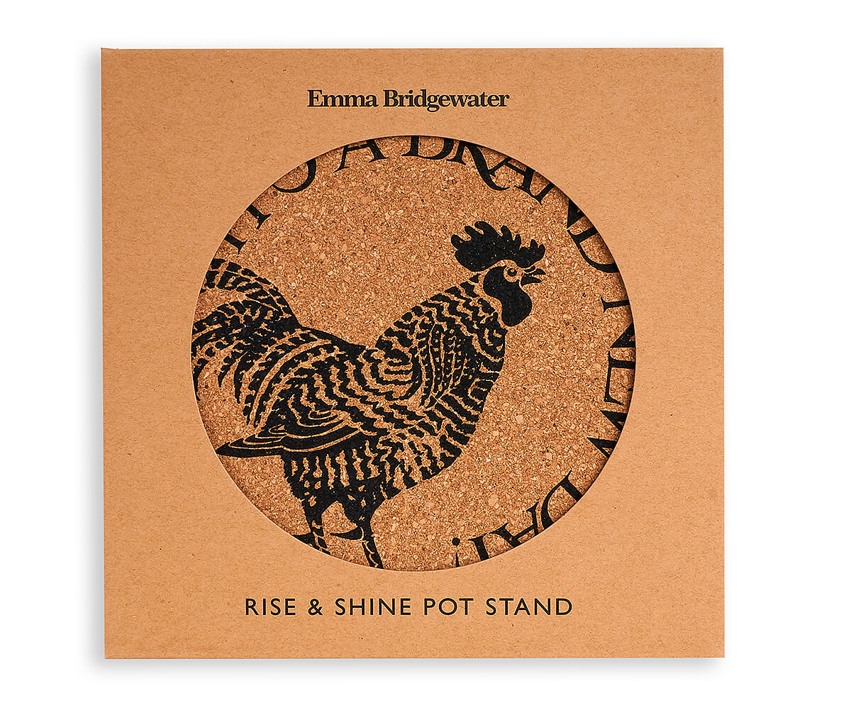 Rise & Shine Cork Pot Stand / Trivet-Emma Bridgewater-Emma Bridgewater Pottery-USA