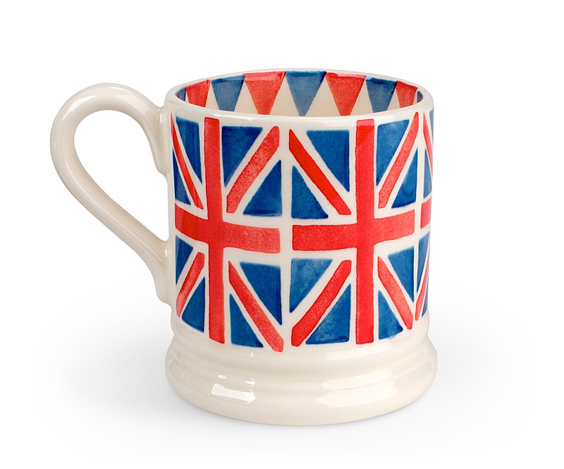 Union Jack 1/2 Pint Mug-Emma Bridgewater-Emma Bridgewater Pottery-USA