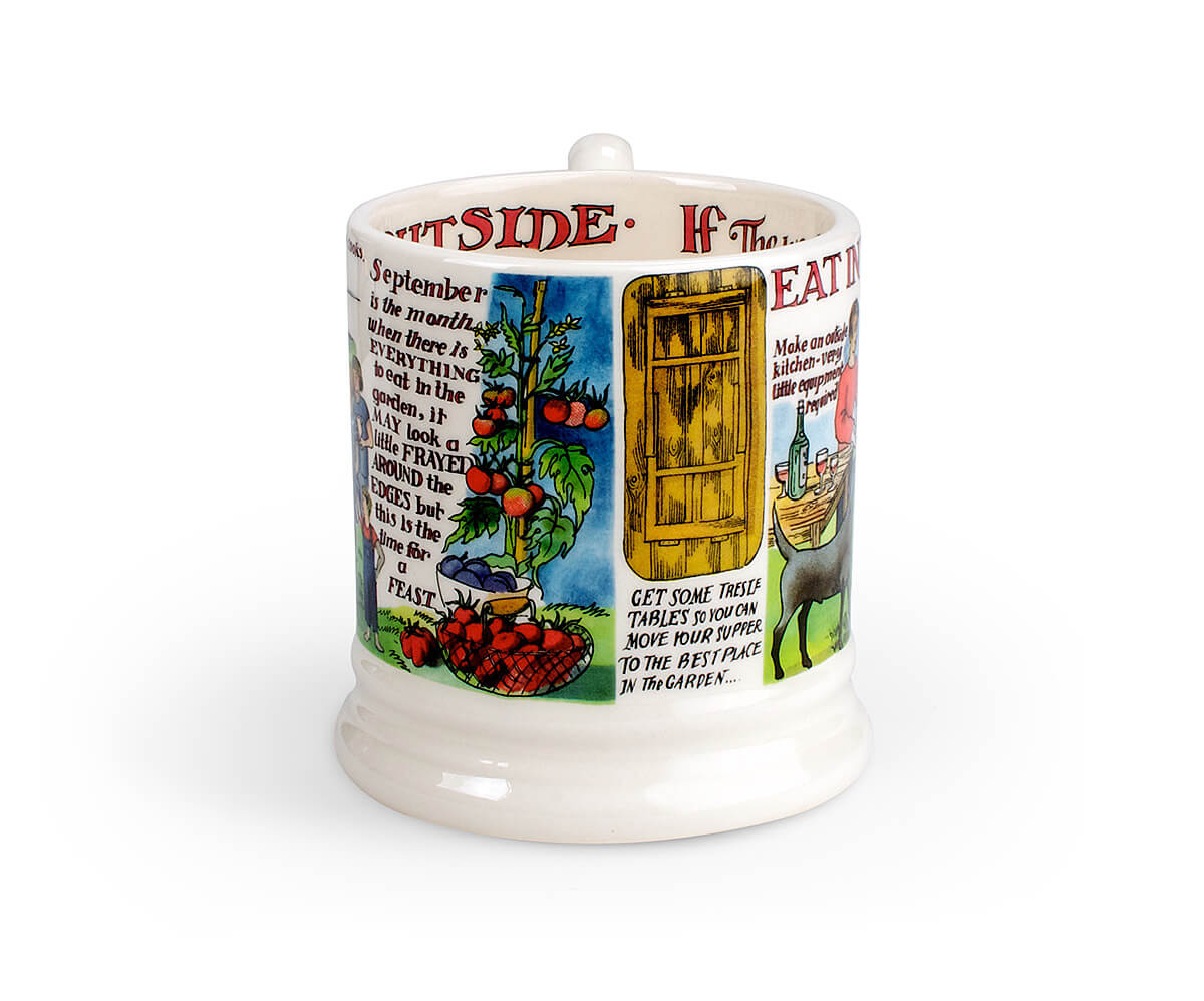 Year in the Country Cooking 1/2 Pint Mug (Gift Boxed)-Emma Bridgewater-Emma Bridgewater Pottery-USA